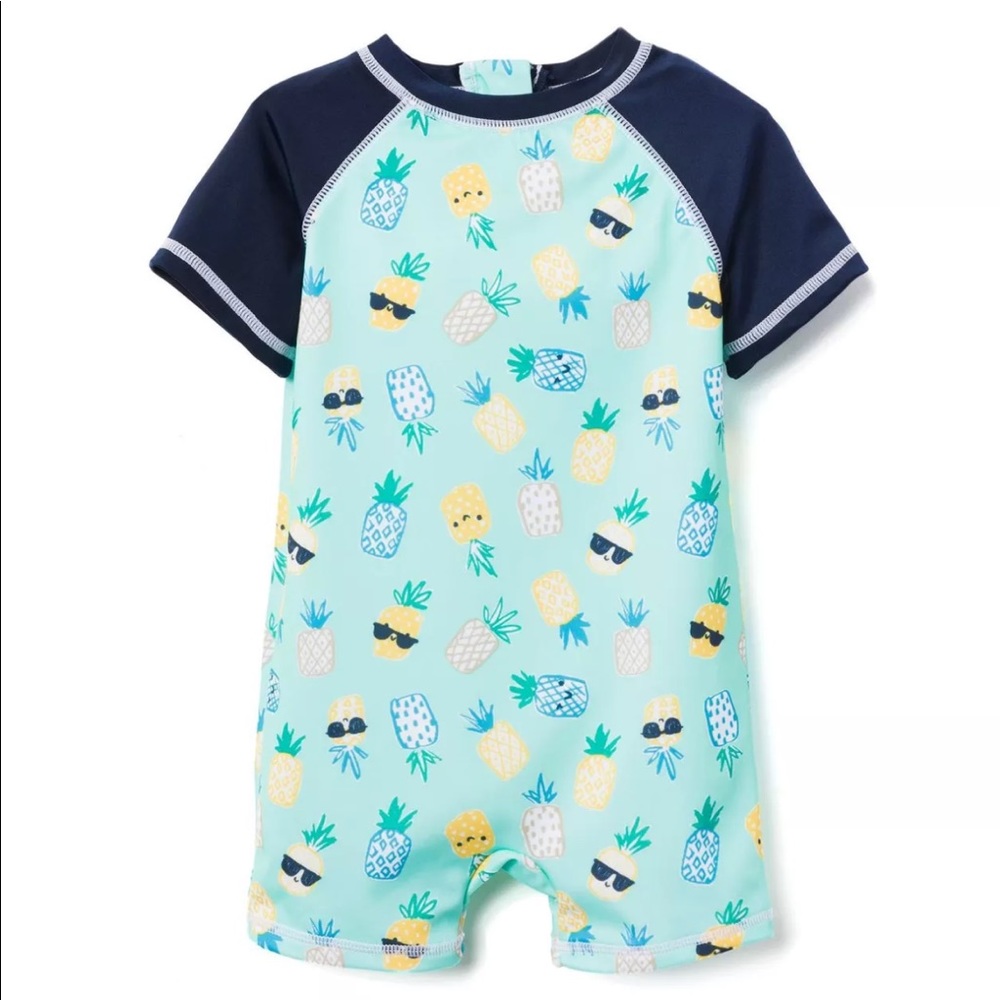 Gymboree California dreamers pineapple rashguard